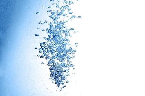 Bubbles and water Stock Photos