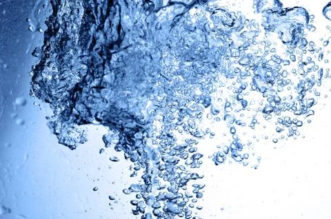 Bubbles and water Stock Photos