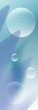 BUBBLES AND WAVES Stock Illustration