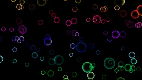 Bubbles animation. Loop Stock Footage 88245364