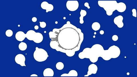 Bubbles audio spectrum animation Stock Footage 289163343