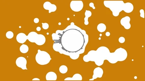 Bubbles audio spectrum animation Stock Footage 289163350