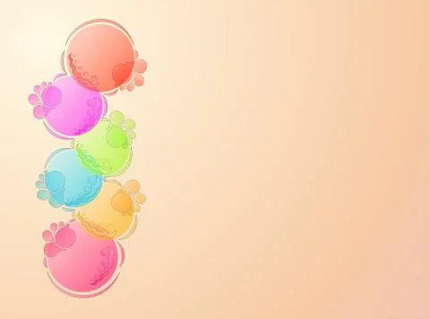 Bubbles background Stock Illustration