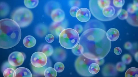 Bubbles background Stock Illustration