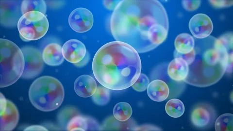 Bubbles background Stock Illustration