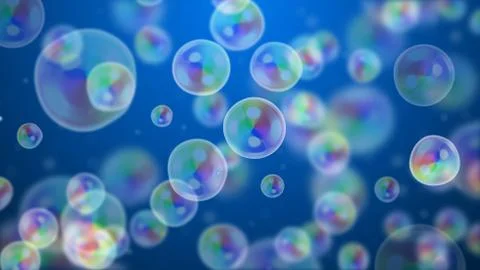Bubbles background Stock Illustration