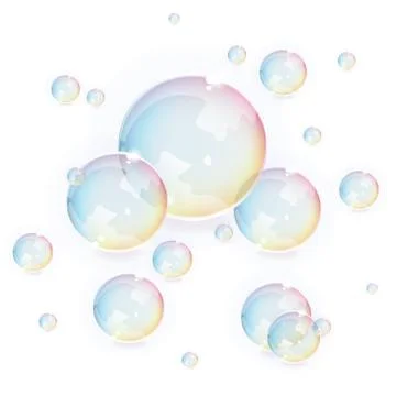 Bubbles background Stock Illustration