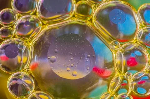 Bubbles background Stock Photos