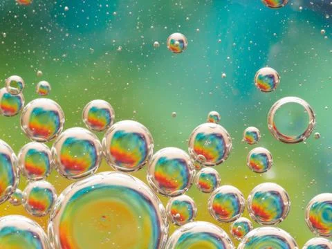 Bubbles background Stock Photos