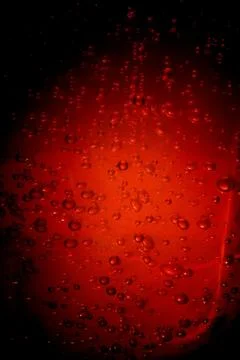 Bubbles, background, red Stock Photos