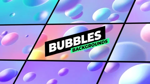 Bubbles Backgrounds Stock After Effects
