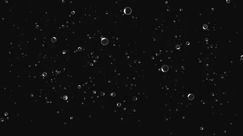Bubbles Black and White Stock-Footage 4906817