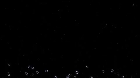 Bubbles on black background. Bubbles over Black Background Illustrazione stock