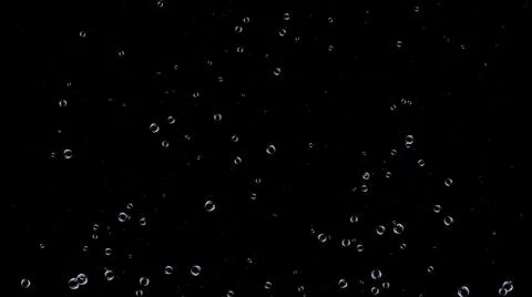 Bubbles on black background. Bubbles over Black Background Illustrazione stock
