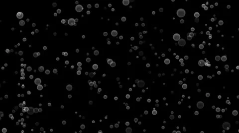 Bubbles on black background Stock Footage 10589291