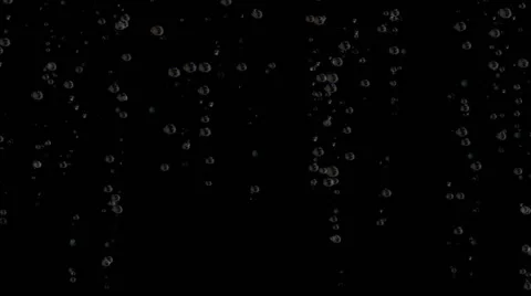 Bubbles On Black Background Stock Footage 42957828