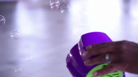Bubbles Blowing Stock Footage 54674394