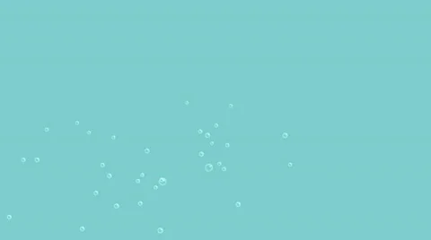 Bubbles on Blue Background Video stock 34162316