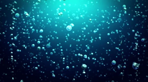 Bubbles in the blue water video Vidéo 54548505