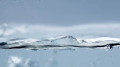 Bubbles in boiling water Stock Footage 58149333