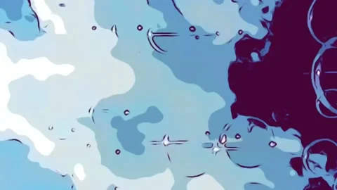 Bubbles bubble comic book style animation footage - stock, video Stock Footage 114819703
