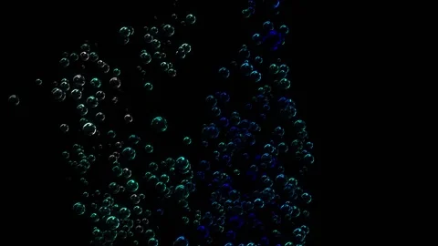 Bubbles Burst Stock Footage 194549285