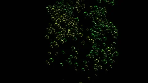 Bubbles Burst Stock Footage 194549287