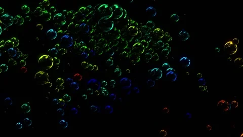 Bubbles Burst Stock Footage 194549289