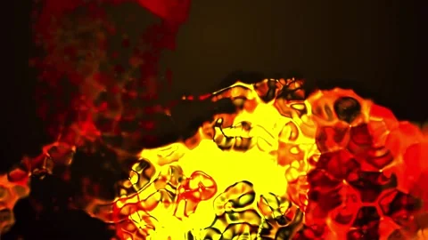 Bubbles Burst | Magic Fluid Particles Explosion Animation Stock Footage 197133259