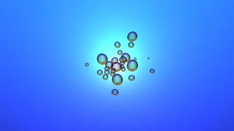 Bubbles Bursting Out Video stock 147137550