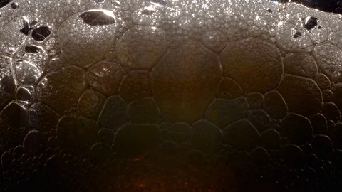 Bubbles in a carbonated drink Video stock 118771764