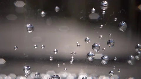 Bubbles in clear water Stock Footage 146800908