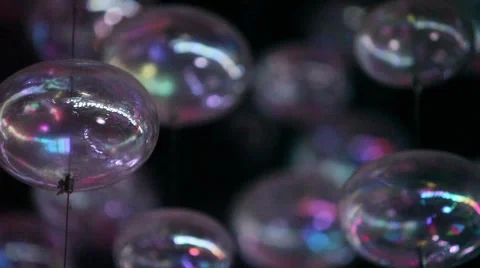 Bubbles in club Stock Footage 902822