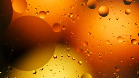 Bubbles On Colored Background Stock Footage 93181237