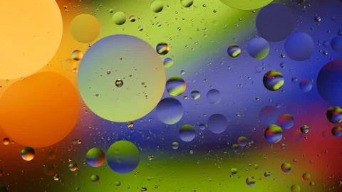Bubbles On Colored Background Video stock 93193476