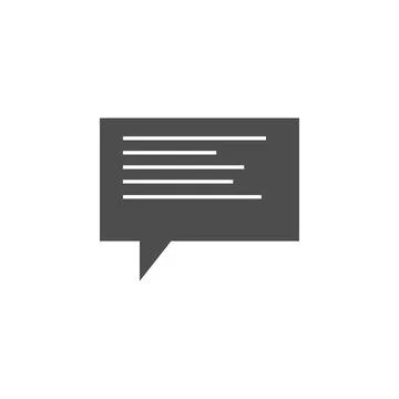 Bubbles communicating with the text icon. Elements of web icon. Premium quality Illustrazione stock