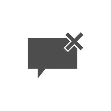 Bubbles of communication with the critic icon. Elements of web icon. Premium Illustrazione stock
