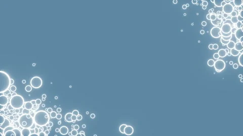 Bubbles in the corners of the screen.Abstract network connection background Stock Footage 99038174