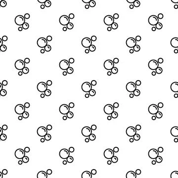 Bubbles creating a clean minimal abstract texture Illustrazione stock