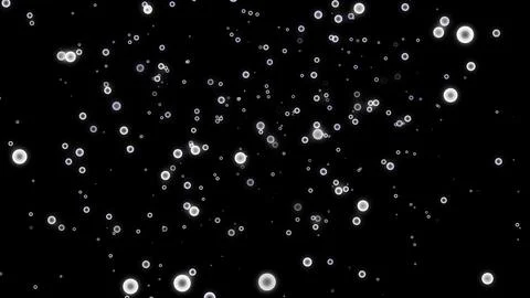 Bubbles on a dark background. 3d render. Carbonated water, beer bubbles, shampoo Illustrazione stock