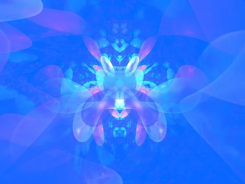 Bubbles, Decorative abstract background for modern design. colored fractals a Stock Illustration