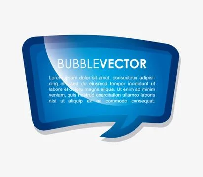 Bubbles design over white background, vector illustration Stock Illustration