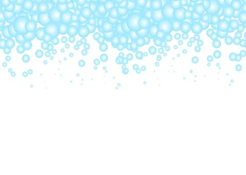 Bubbles design. Vector illustration. Water background. Stock Illustration