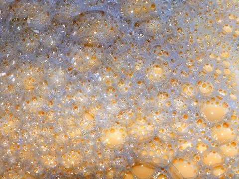 Bubbles on the dough Stock Photos