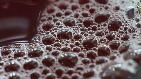 Bubbles on the drink Stock Footage 91641014