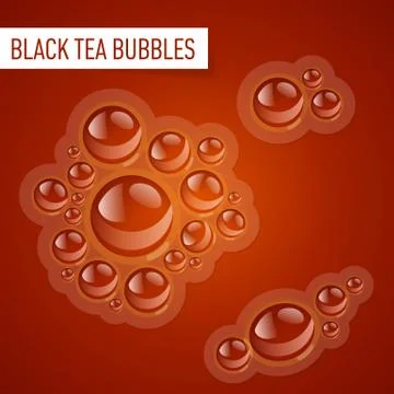 Bubbles for drink Stockillustratie