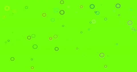 Bubbles Effect on green screen, bubbles ... | Stock Video | Pond5