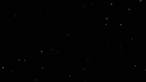 Bubbles expand and float upwards.Beautiful Water Bubbles Rising Up.3d Animation Stock Footage 104229968