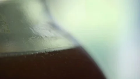 Bubbles in the fermentation jar Stock Footage 113875889