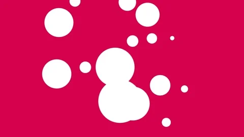 Bubbles floating in abstract pink and black stripes with cinematic motion Stock Footage 340907036